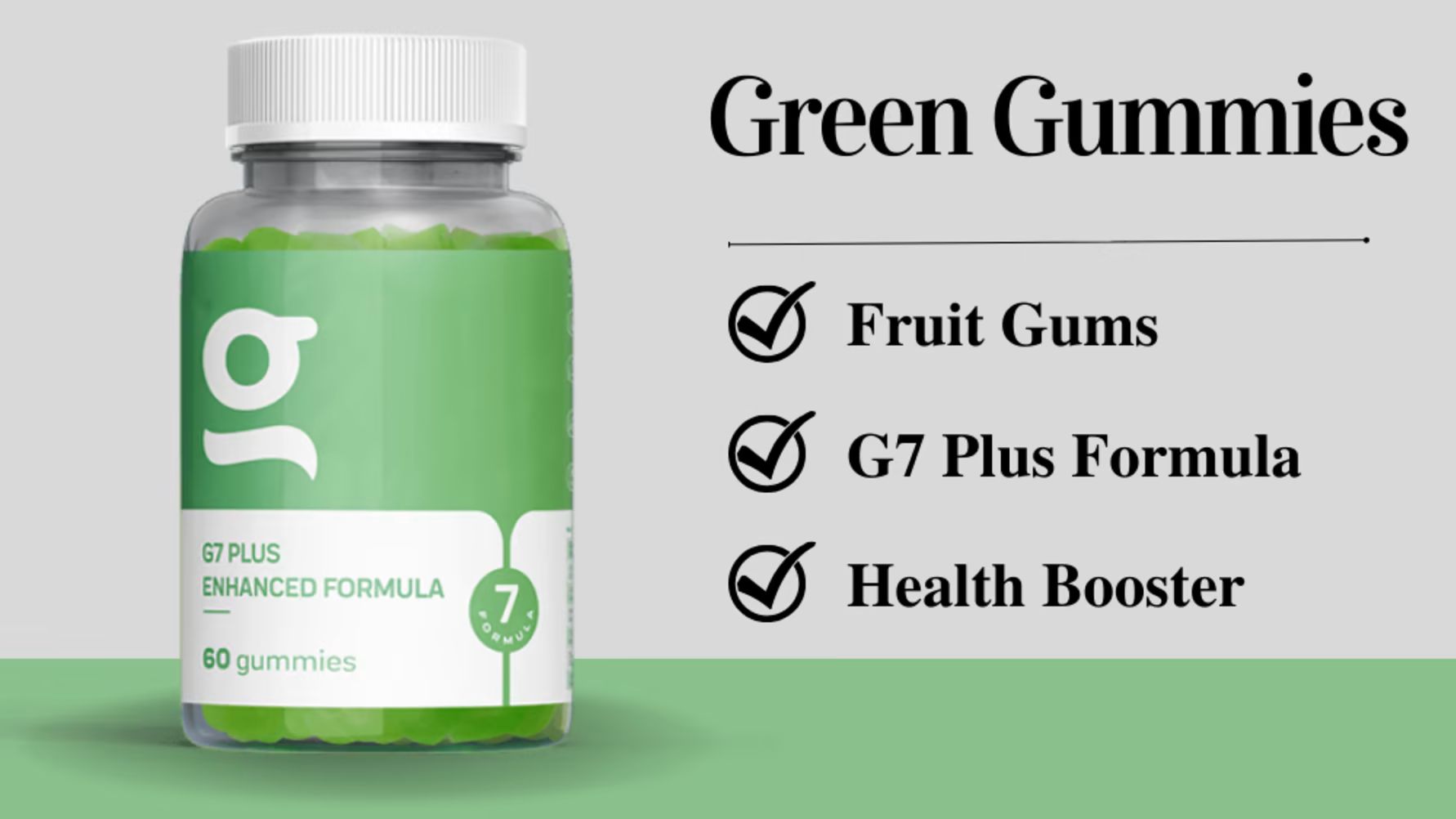 G7 Plus Green Gummies DE 1