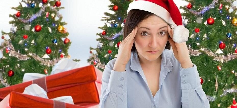 stress at Christmas