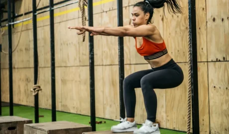 Box jump for Toned Glutes
