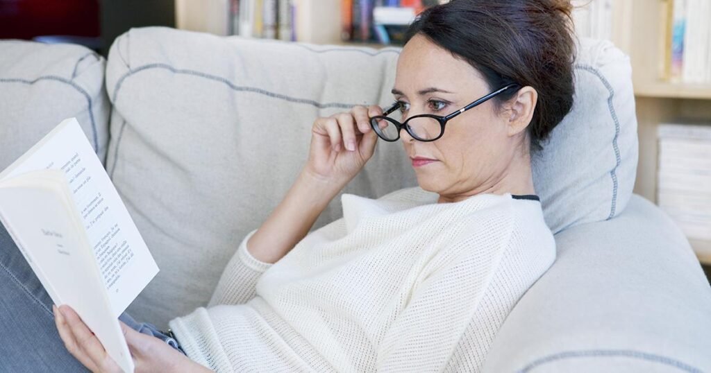 If you have a hard time reading, you might have a vision problem