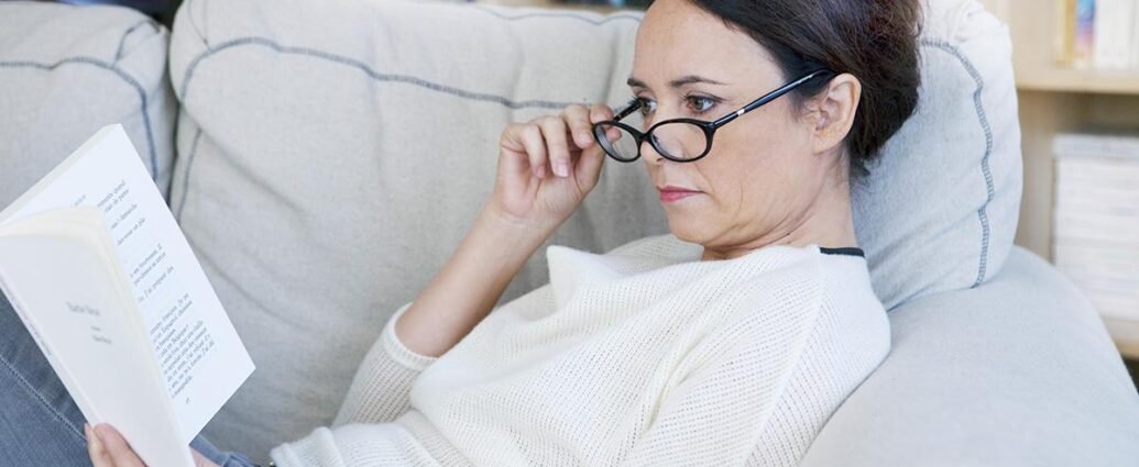 If you have a hard time reading, you might have a vision problem