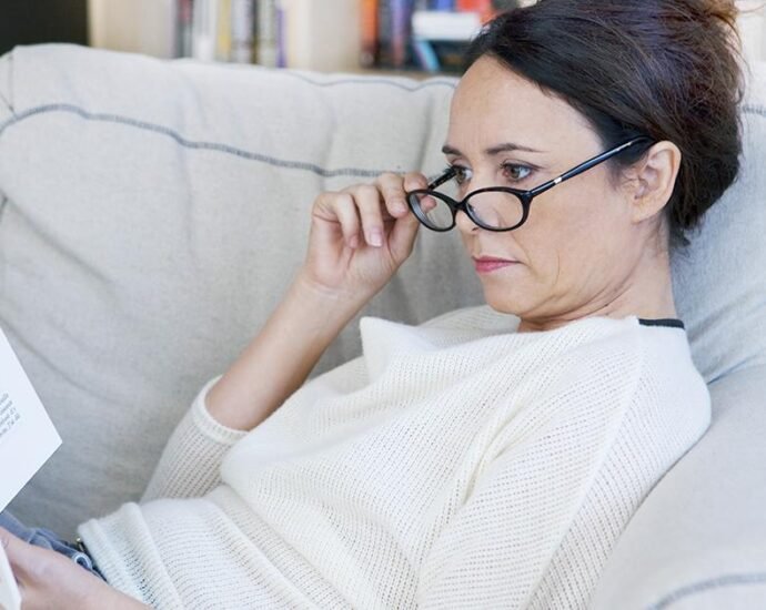 If you have a hard time reading, you might have a vision problem