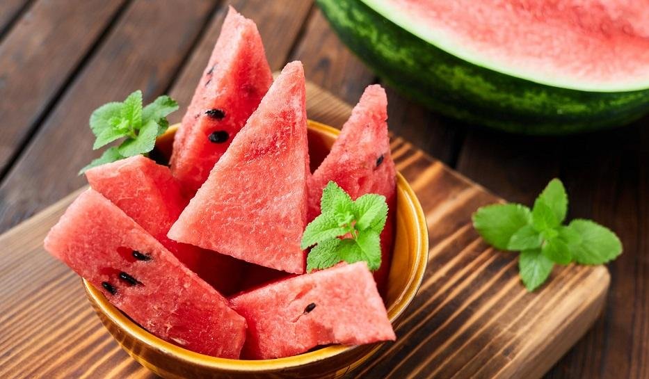 sliced watermelon