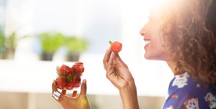 Eating more fruits and vegetables helps us reduce stress