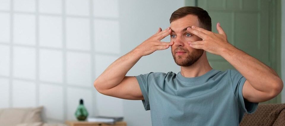 Exercises to prevent headaches associated with eye strain