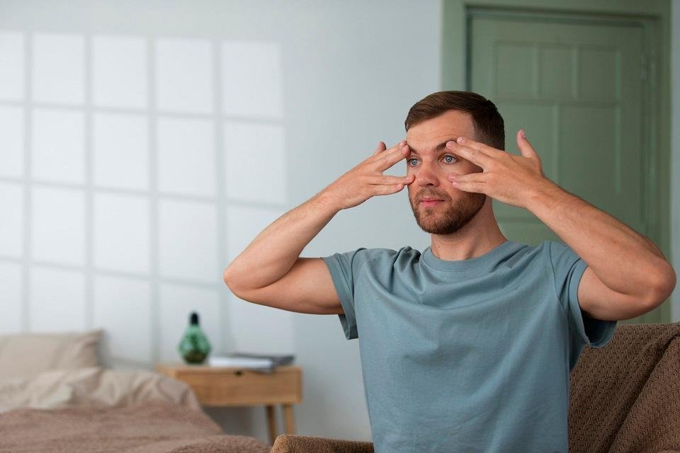 Exercises to prevent headaches associated with eye strain