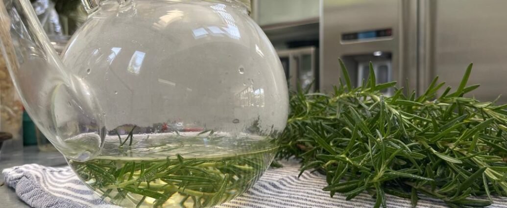 Rosemary water for washing your face and hair?